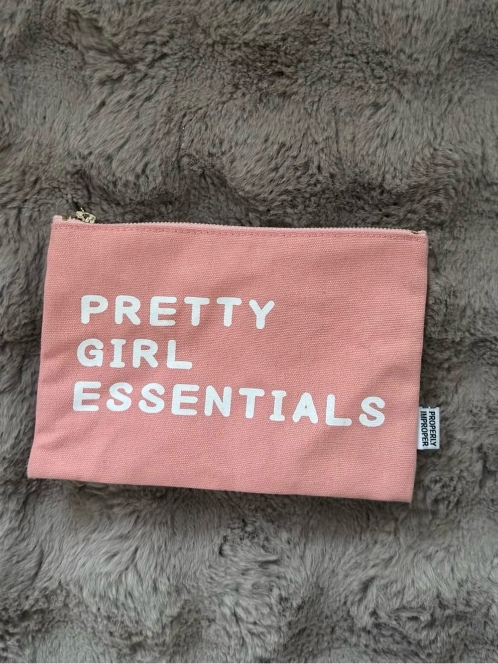 Pretty Girl Essentials Pink Cosmetic Pouch